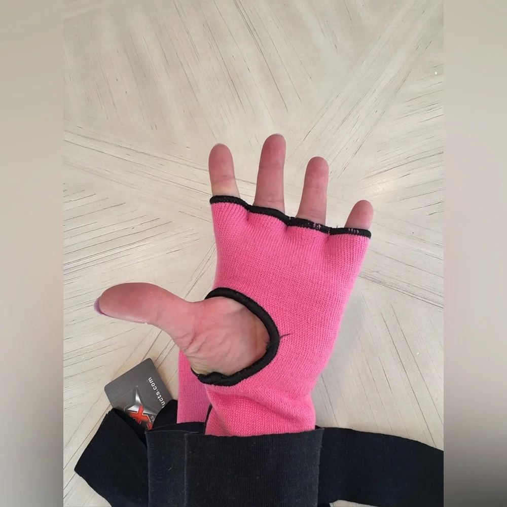 MRX Gel Padded Gloves w/ Long Wrist Wrap For Boxing & Martial Arts - NWT - Sz M